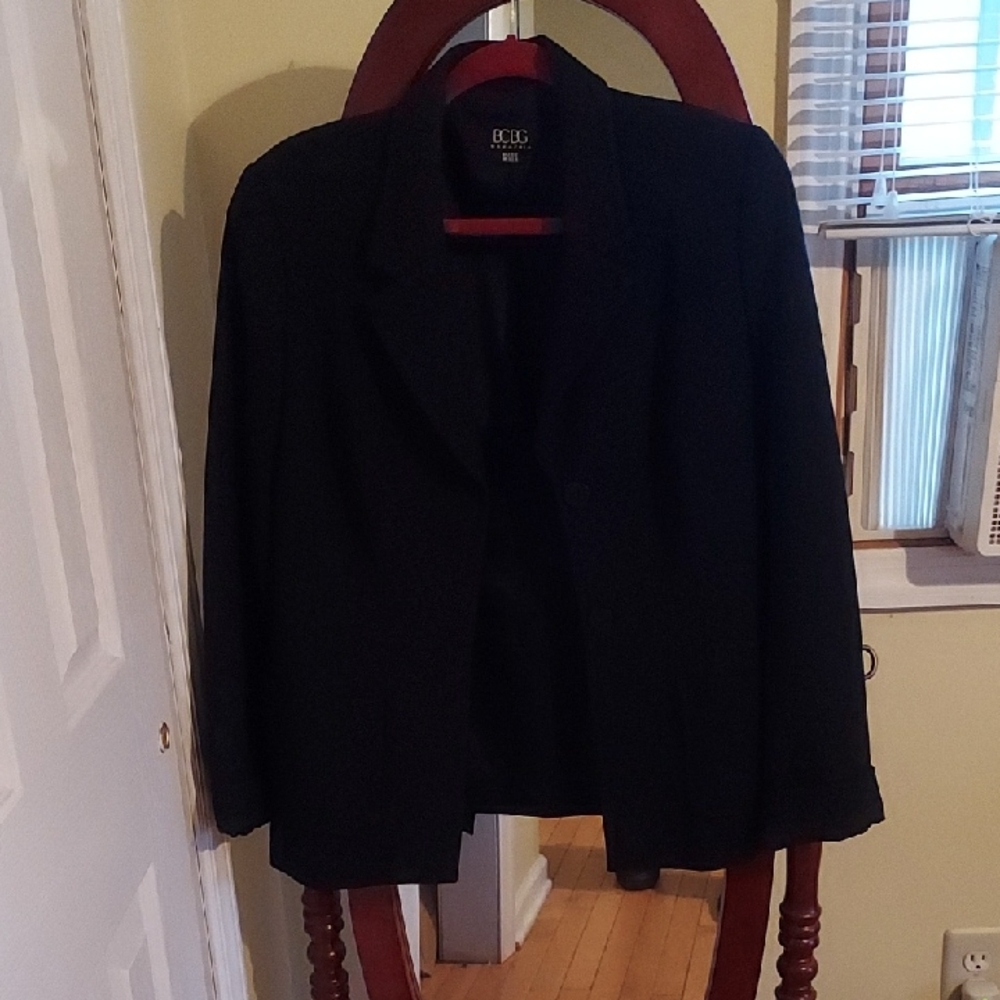 Womens Black BCBG Tailored Jacket